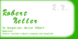 robert neller business card